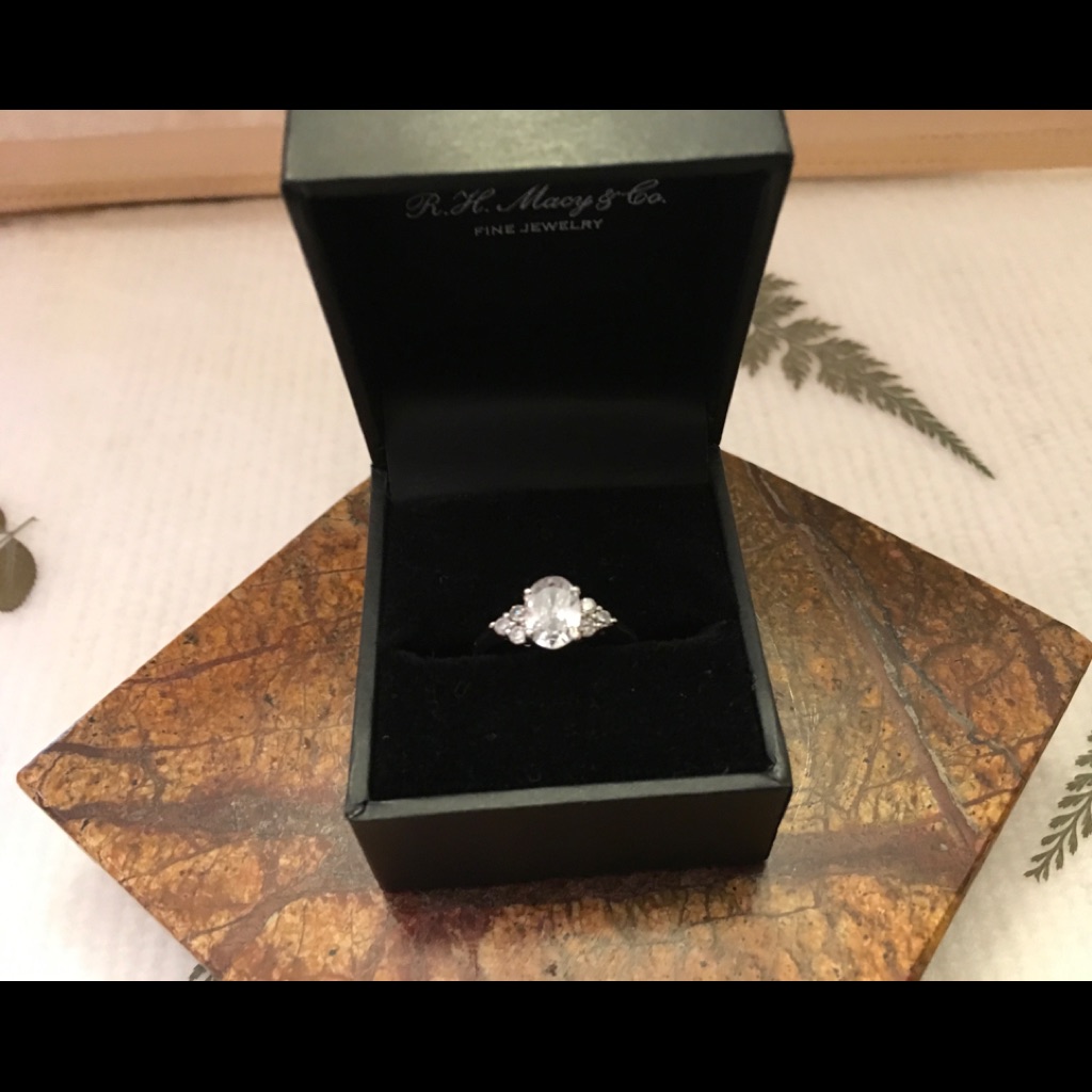 Sterling Oval Statement Ring